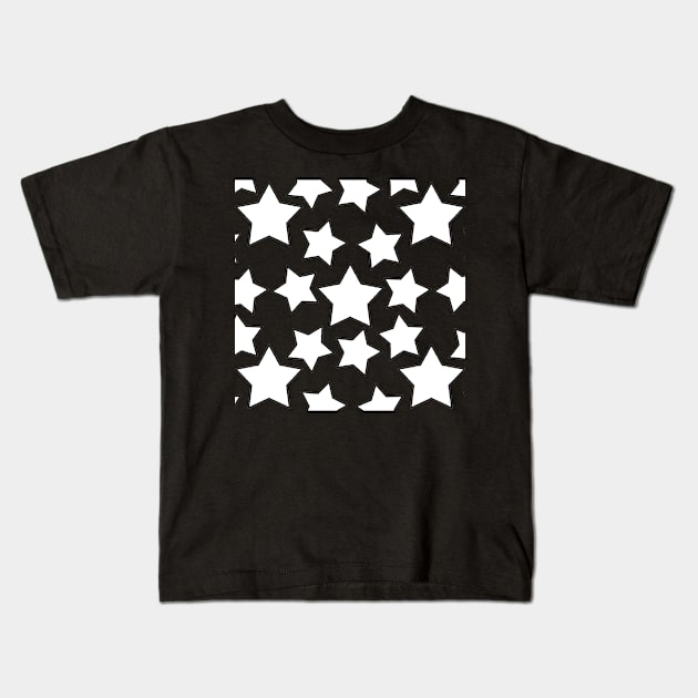 Stars - Seamless Pattern Design Kids T-Shirt by art-by-shadab